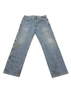 Vintage Y2K Rustler Blue Denim Jeans Mens 32x30 Straight Leg Workwear